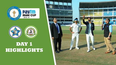 Irani Cup 2018-19: ROI vs Vidarbha - Day 1 Highlights