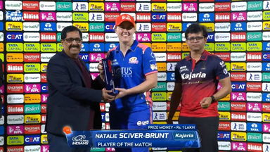 Player of the Match: Match 16, Royal Challengers Bengaluru vs Mumbai Indians, WPL 2026: Natalie Sciver-Brunt