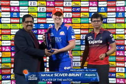 Player of the Match: Match 16, Royal Challengers Bengaluru vs Mumbai Indians, WPL 2026: Natalie Sciver-Brunt