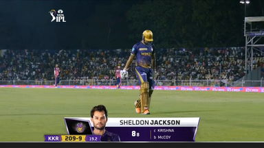M30: RR vs KKR – Sheldon Jackson Wicket