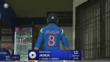 IND vs NZ 2026, 3rd ODI: Ravindra Jadeja Wicket
