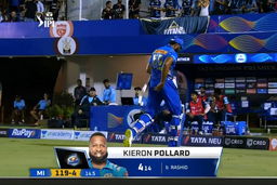 M51: GT vs MI – Kieron Pollard Wicket