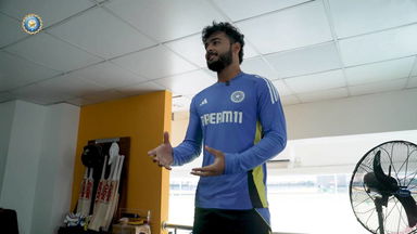 Riyan Parag makes his ODI Debut