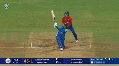 IND-W vs ENG-W 2023, 3RD T20I: Smriti Mandhana Six