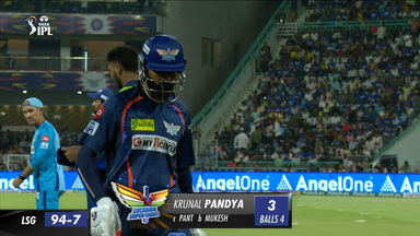 M26: LSG vs DC – Krunal Pandya Wicket