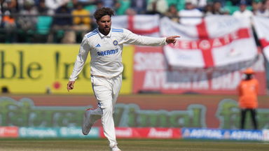 5/72: Kuldeep magic on display in Dharamsala
