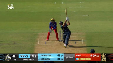 M45: GT vs RCB – Shahrukh Khan Six
