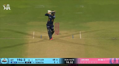 IPL 2025 M47: RR vs GT - Rahul Tewatia Six