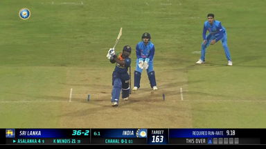 IND vs SL 2023, 1ST T20I: Charith Asalanka  Six
