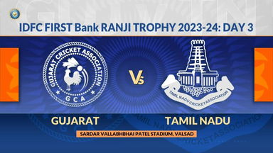 Ranji Trophy  2023/24, Gujarat vs Tamil Nadu Day 3: Match Highlights