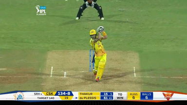 Q1: SRH vs CSK – Faf du Plessis Six