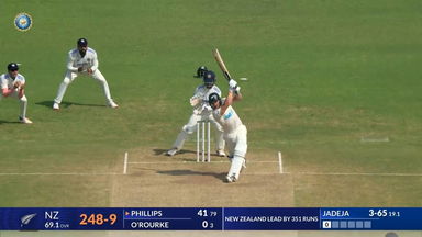 IND vs NZ 2024, 2nd Test: Glenn Phillips Six