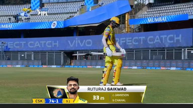 M19: CSK vs RCB – Ruturaj Gaikwad Wicket