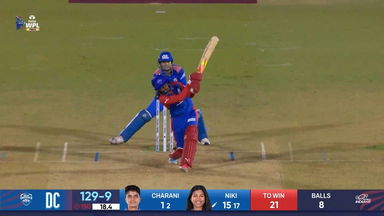 Six: Final, Delhi Capitals vs Mumbai Indians, WPL 2025: Niki Prasad Six