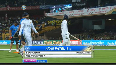 IND vs SL 2022, 2nd Test, Day 2: Axar Patel Wicket