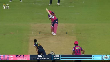 IPL 2025 M23: GT vs RR - Riyan Parag Six