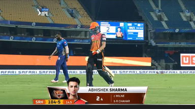 M09: MI vs SRH  – Abhishek Sharma Wicket