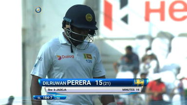 IND vs SL 2017, 2nd Test Day 1: Dilruwan Perera Wicket