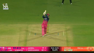 IPL 2026 Eliminator: SRH vs RR - Vaibhav Sooryavanshi Six