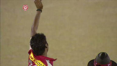 M20: KXIP vs KKR – Manoj Tiwary Wicket
