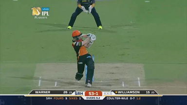 Eliminator: SRH vs KKR – Kane Williamson Six