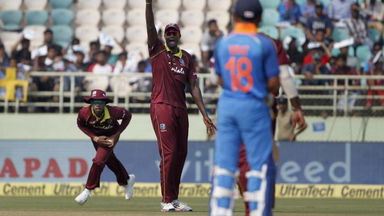 IND vs WI 2018, 2nd ODI: Fall of wickets