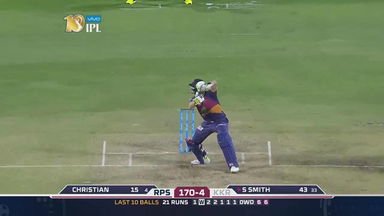M30: RPS vs KKR – Steve Smith Six