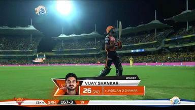 M41: CSK vs SRH – Vijay Shankar Wicket