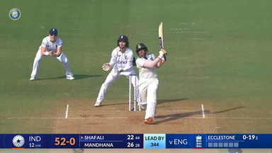 IND-W vs ENG-W 2023, 1st Test: Shafali Verma Six