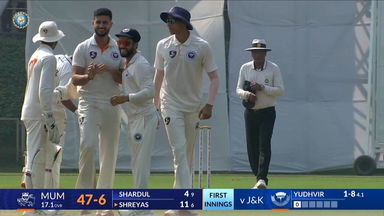 Ranji Trophy 2025, Mumbai vs J & K: Yudhvir Singh's incisive spell of 4/31