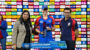 Player of the Match: Match 15, Royal Challengers Bengaluru vs Delhi Capitals, WPL 2026: Marizanne Kapp