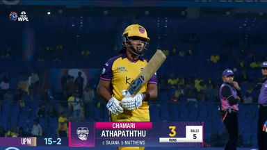 M14 - UPW vs MI: Chamari Athapaththu Wicket