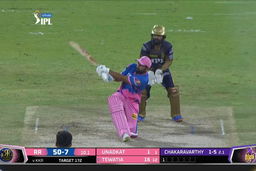 M54: KKR vs RR – Rahul Tewatia Six