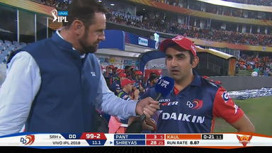 M36: SRH vs DD – Gautam Gambhir Interview