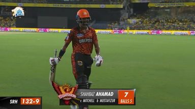 M46: CSK vs SRH – Shahbaz Ahmed Wicket