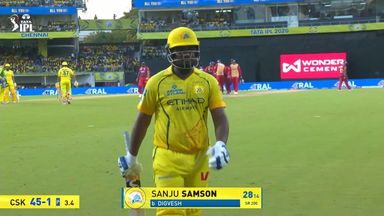 IPL 2026 M53: CSK vs LSG - Sanju Samson Wicket