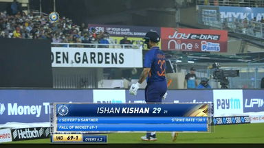 IND vs NZ 2021, 3RD T20I : Ishan Kishan Wicket