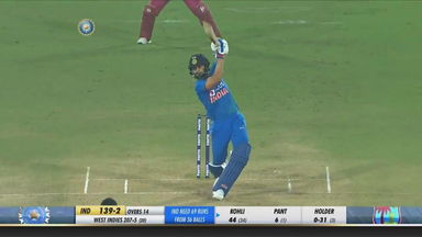 IND vs WI 2019, 1st T20I: Virat Kohli Six