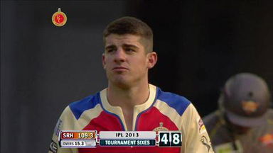 M9: RCB vs SRH – Thisara Perera Six