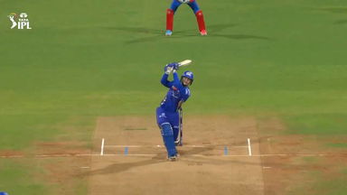 IPL 2025 M63: MI vs DC - Ryan Rickelton Six