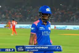 Wicket: Match 19, Gujarat Giants vs Mumbai Indians, WPL 2026: Poonam Khemnar Wicket