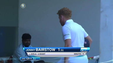 IND vs ENG 2016 - 5th Test day 5 : Jonny Bairstow Wicket