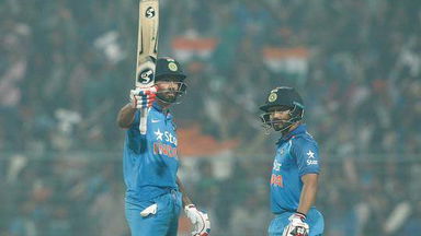 Hardik Pandya's maiden ODI fifty at Eden Gardens