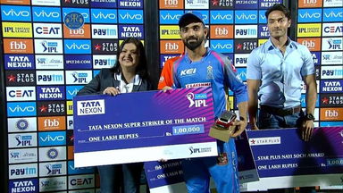 M15: RR vs KKR – TATA Nexon Super Striker of the Match – Ajinkya Rahane