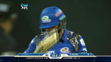 M9: MI vs GL – Hardik Pandya Wicket