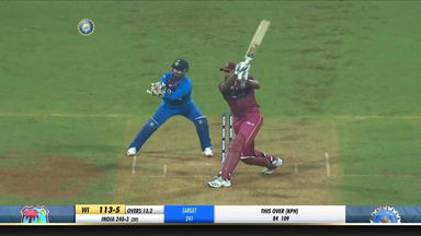 IND vs WI 2019, 3rd T20I: Kieron Pollard Six