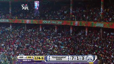 M60: KKR vs KXIP – Manish Pandey Six