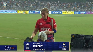 IND-W vs ENG-W 2023, 1ST T20I: Heather Knight Wicket