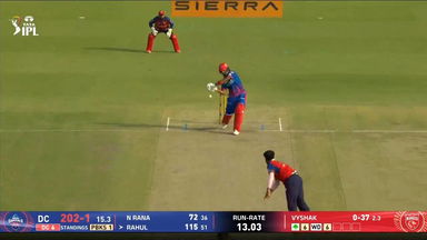 IPL 2026 M35: DC vs PBKS - KL Rahul Six