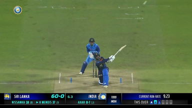IND vs SL 2023, 2ND T20I: Kusal Mendis  Six
